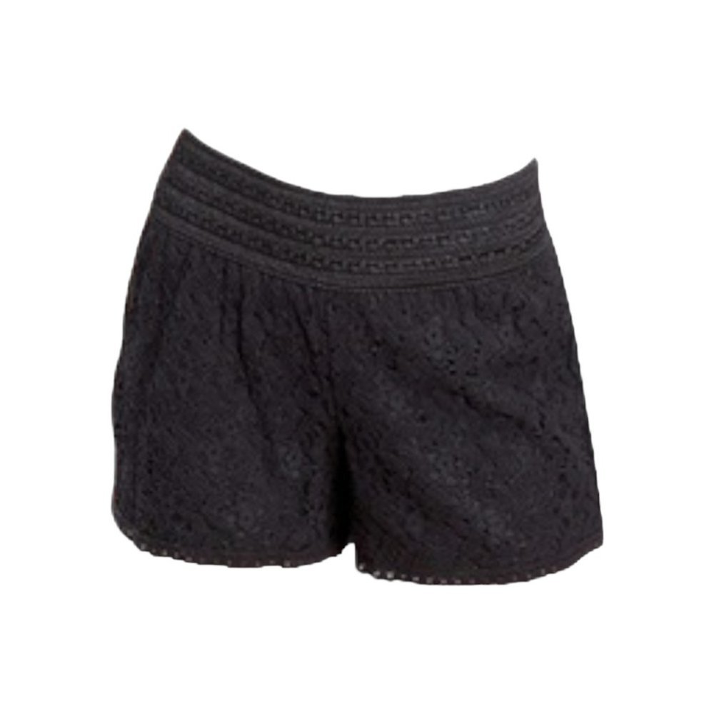 Maurices | 18W | Women's Stretchy Lace Black Shorts